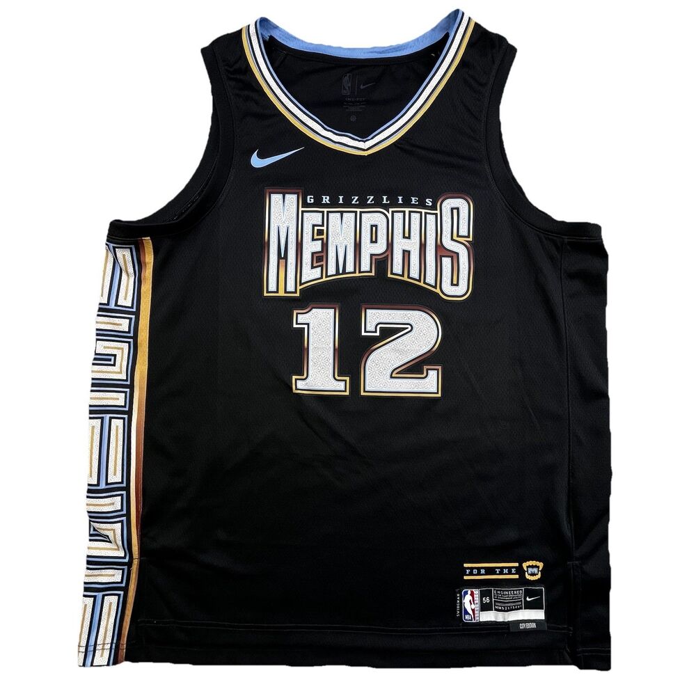Nike NBA Ja Morant #12 Memphis Grizzlies Jersey XXL 2022 City Edition Swingman